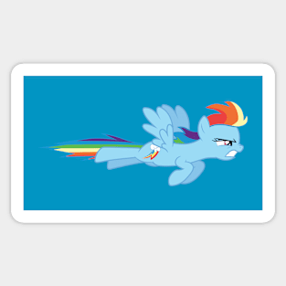 Rainbow Dash zoom Sticker